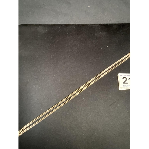 219 - HALLMARK 375 9CT GOLD NECKLACE LENGTH 20