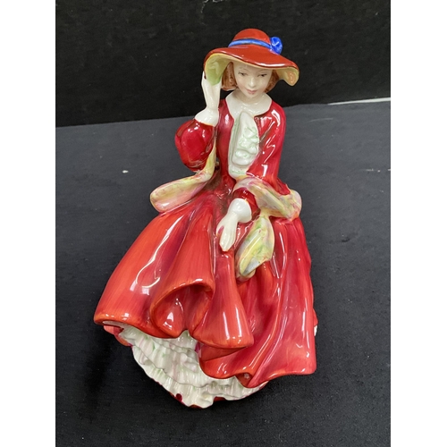 227 - 3 ROYAL DOULTON FIGURES - FRAGRANCE, TOP O THE HILL, FAIR LADY