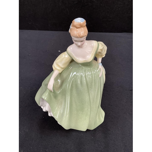 227 - 3 ROYAL DOULTON FIGURES - FRAGRANCE, TOP O THE HILL, FAIR LADY