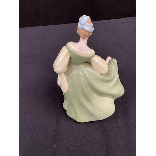 227 - 3 ROYAL DOULTON FIGURES - FRAGRANCE, TOP O THE HILL, FAIR LADY