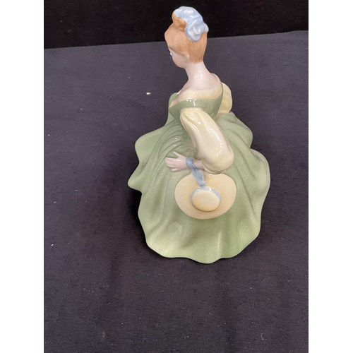 227 - 3 ROYAL DOULTON FIGURES - FRAGRANCE, TOP O THE HILL, FAIR LADY