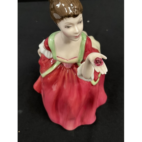 229 - 3 ROYAL DOULTON LADIES - SHARON 1994, JULIA, FLOWER OF LOVE - A/F