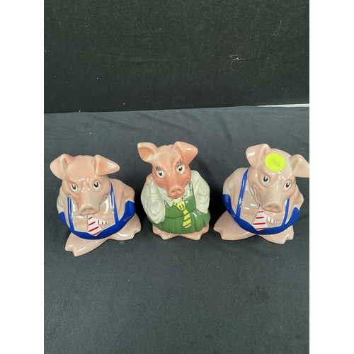 236 - SET OF 6 WADE NAT WEST PIG MONEY BOXES