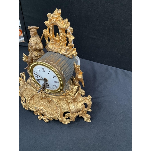 237 - *******lot withdrawn by vendor******FRENCH GILT MANTEL CLOCK 11