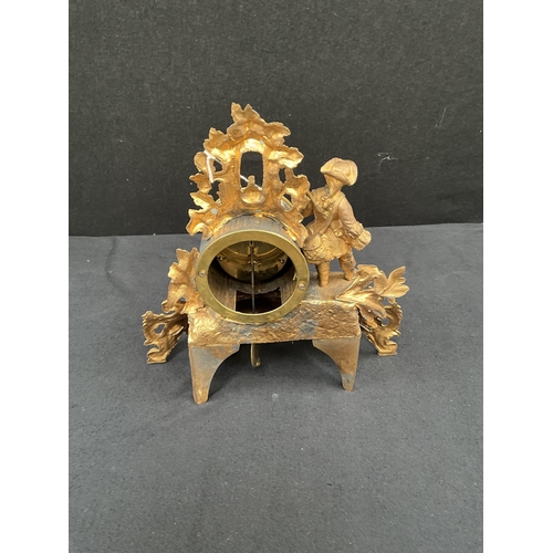 237 - *******lot withdrawn by vendor******FRENCH GILT MANTEL CLOCK 11