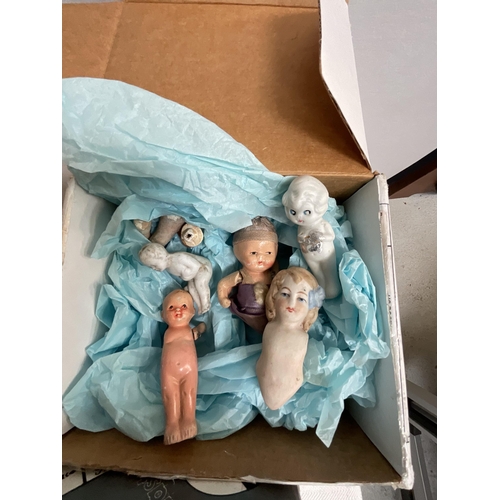 286 - *******lot withdrawn by vendor******2 BOXES OF VINTAGE TOYS AND DOLLS (ITEM 128,144)