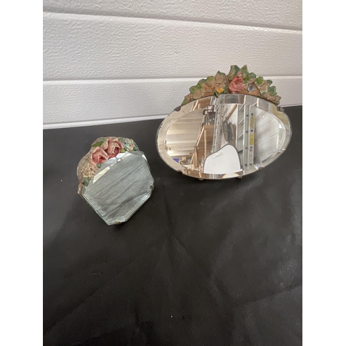 293 - *******lot withdrawn by vendor******BOX OF ODDS TO INCLUDE FREESTANDING GYPSY MIRROR, CHINA GLASS ET... 