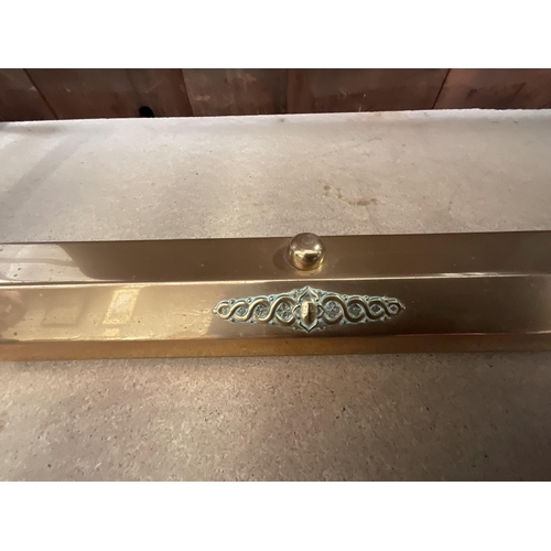 307 - EXTENDING BRASS FIRE CURB W44