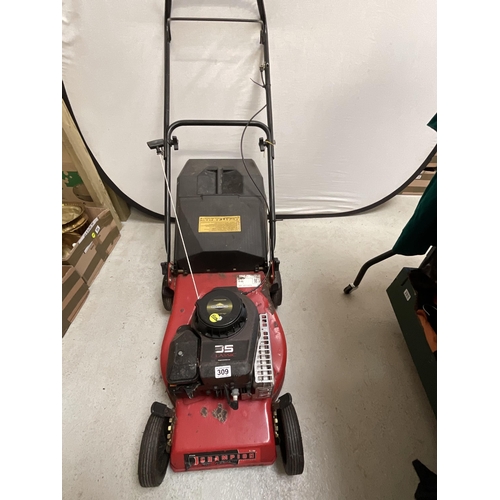 309 - CHAMPION PETROL LAWNMOWER WITH BRIGGS & STRATTON ENGINE