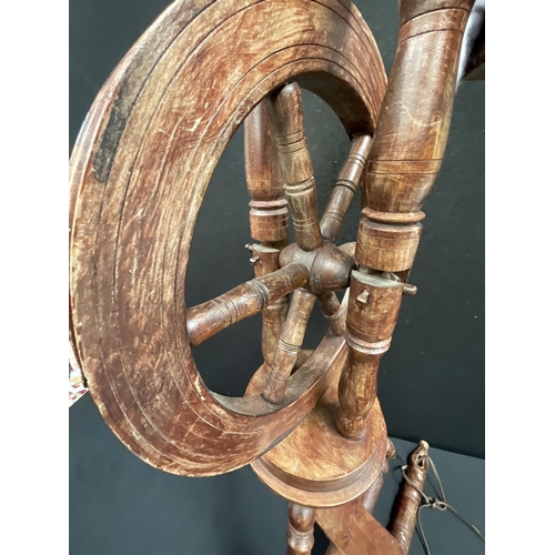 311 - *******lot withdrawn by vendor******VICTORIAN SPINNING WHEEL A/F (ITEM 150) H38