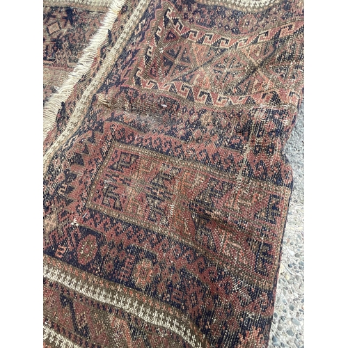 381 - *******lot withdrawn by vendor******5 VINTAGE CARPETS A/F - LARGEST 80