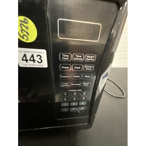 443 - KENWOOD MICROWAVE OVEN