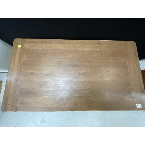 444 - MODERN OAK 4 DRAWER COFFEE TABLE H18