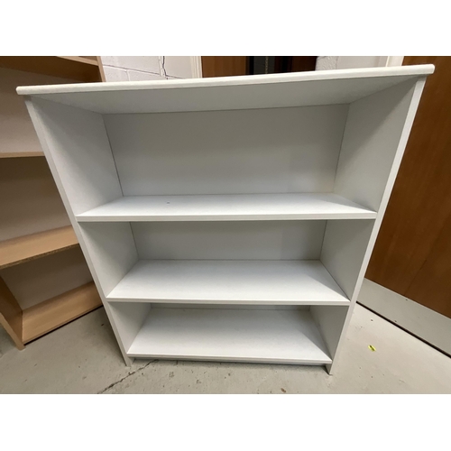 456 - 4 MODERN BOOKCASES - LARGEST H79