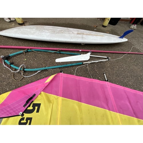 471 - SAILBOARD,VARIOUS SAILS ETC