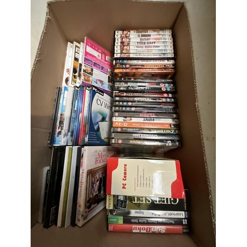 78 - 3 BOXES OF DVD'S