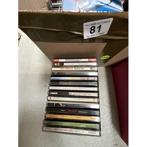 81 - 2 BOXES OF CD'S