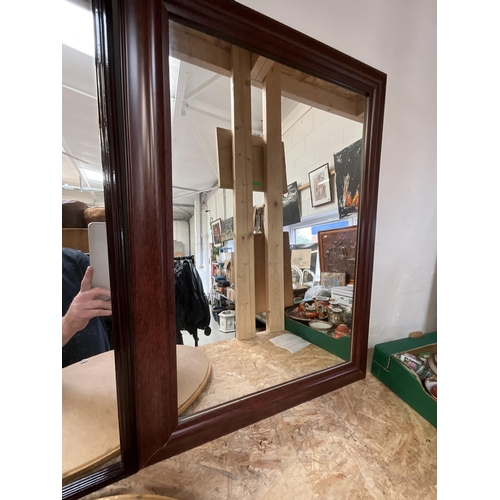 88 - GILT FRAMED OVAL WALL MIRROR AND 2 OTHER WALL MIRRORS 34