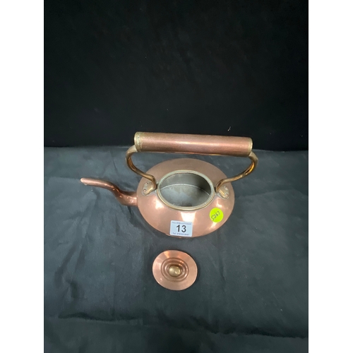 13 - GEORGIAN COPPER KETTLE H12