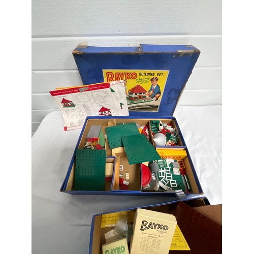 2 - 2 VINTAGE BAYKO BUILDING SETS IN ORIGINAL BOXES