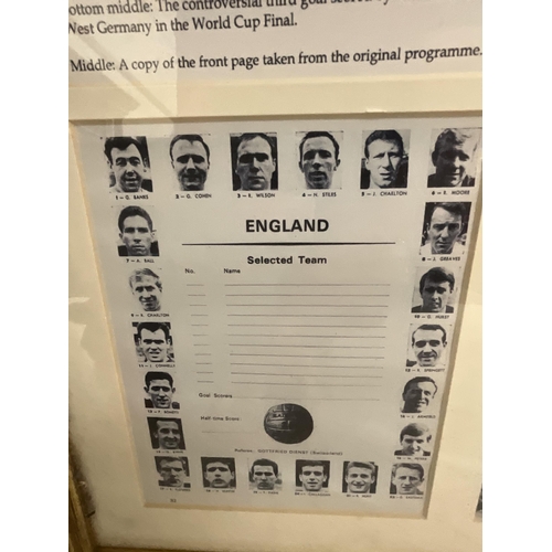 26 - FRAMED 1966 ENGLAND WORLD CHAMPIONS DIORAMA 24