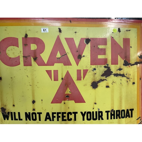 61 - VINTAGE ENAMEL CRAVEN 