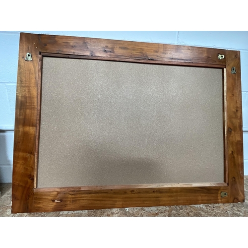 108 - REPRODUCTION FRAMED WALL MIRROR 43