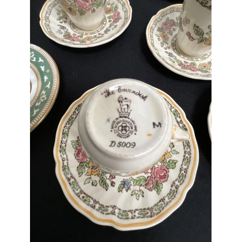 112 - 2 BOXES OF CHINA TO INCLUDE PART TEA SETS ROYAL WORCESTER WEDGWOOD ETC