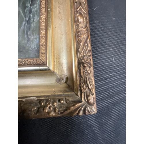 144 - GILT FRAMED OILS ON CANVAS 27