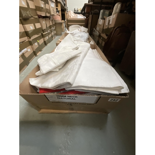 242 - 4 BOXES OF LINEN