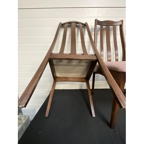 247 - SET OF 4 VINTAGE DINING CHAIRS