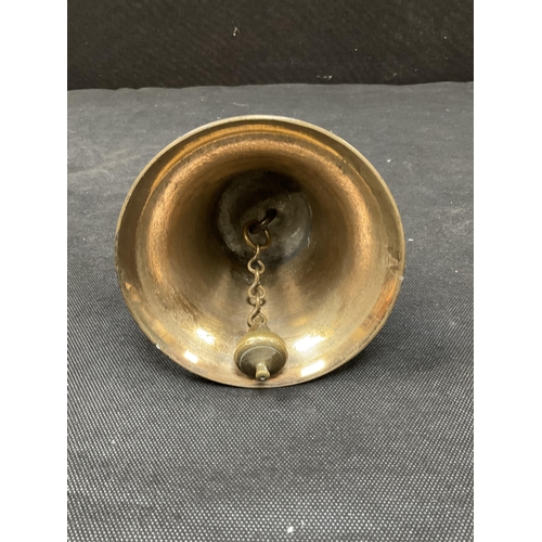 152 - VICTORIAN BRASS SCHOOL BELL