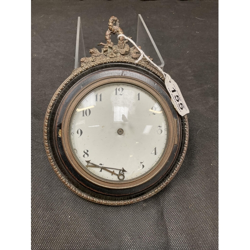 155 - VICTORIAN SEDAN CHAIR CLOCK A/F H8.25