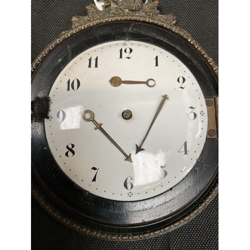 155 - VICTORIAN SEDAN CHAIR CLOCK A/F H8.25