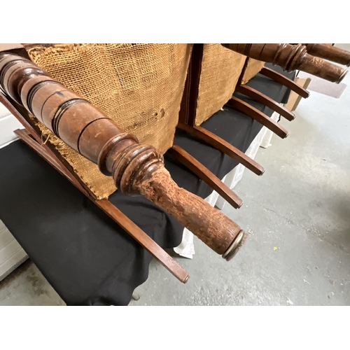 271 - 3 EDWARDIAN MAHOGANY DINING CHAIRS