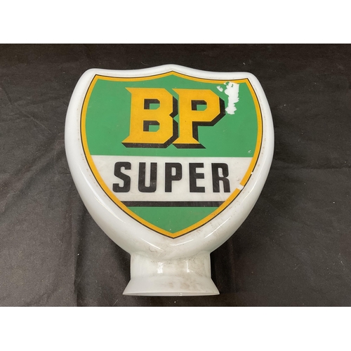 179 - BP SUPER GLASS ADVERTISING PETROL PUMP GLOBE A/F H19