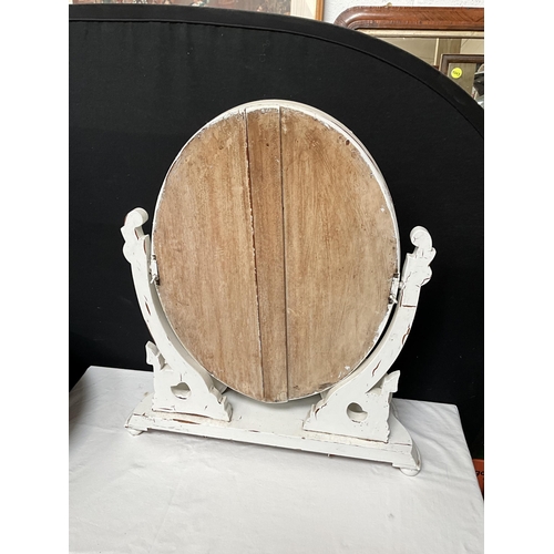 281 - VICTORIAN PAINTED SWING MIRROR H28