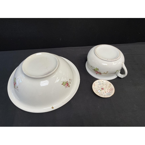 291 - VICTORIAN WASH BOWL AND CHAMBER POT