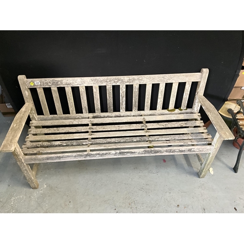 298 - WOODEN GARDEN BENCH H32