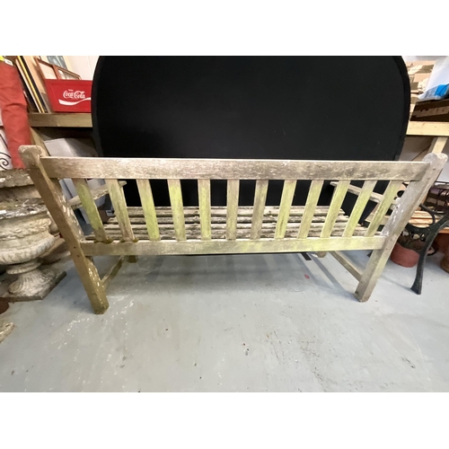 298 - WOODEN GARDEN BENCH H32