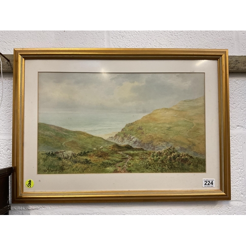 224 - GILT FRAMED HIGHLAND SCENE PRINT 26