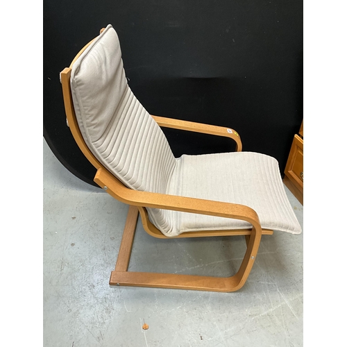 307 - IKEA ARMCHAIR WITH LOOSE CUSHIONS