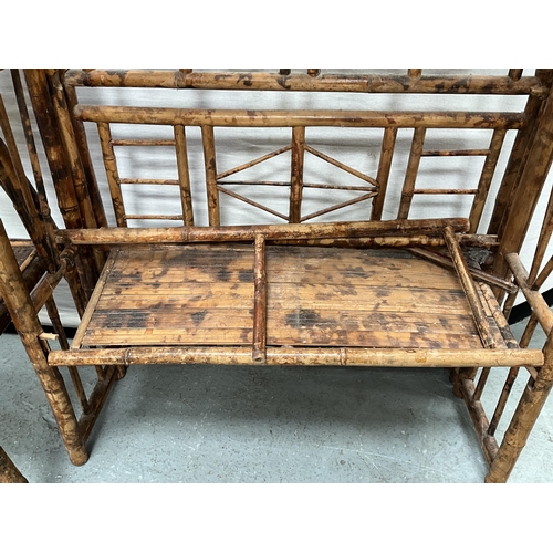 361 - VICTORIAN BAMBOO TABLE H27