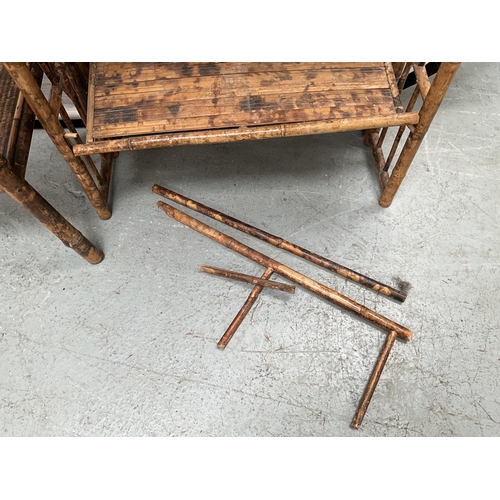 361 - VICTORIAN BAMBOO TABLE H27