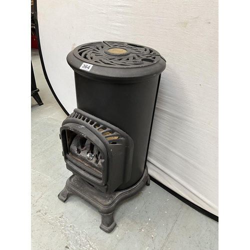 364 - THURCROFT CALOR GAS STOVE - NEEDS GLASS TO FRONT