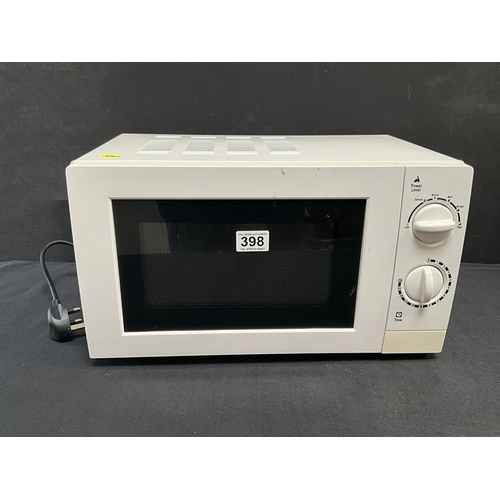 398 - MICROWAVE OVEN