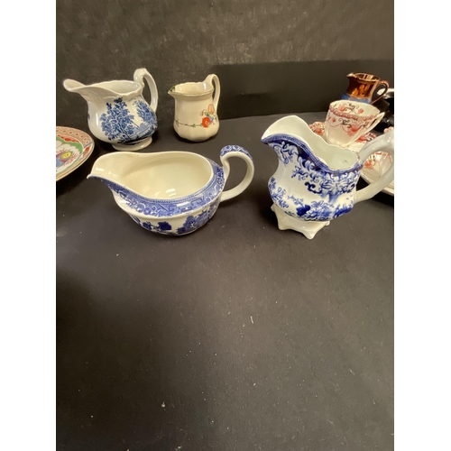 431 - 2 BOXES OF VICTORIAN AND LATER CHINA TO INCLUDE PART TEA SET ETC - SOME A/F