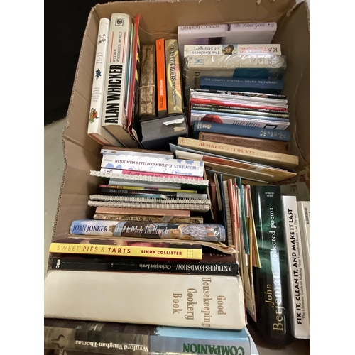 435 - 3 BOXES OF BOOKS ETC