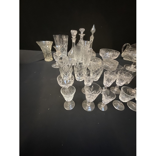 437 - 3 BOXES OF GLASSWARE - SOME A/F