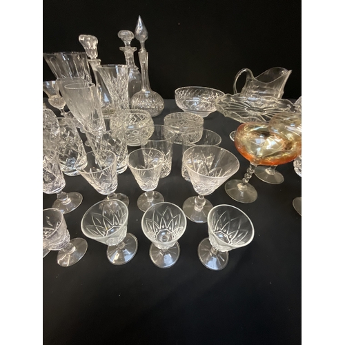 437 - 3 BOXES OF GLASSWARE - SOME A/F